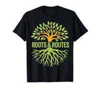 Radici e percorsi Design Albero e Radici Maglietta
