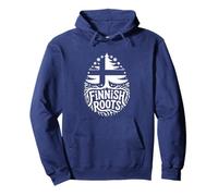Radici finlandesi - Bandiera Finlandia Colori Albero Genealogico Souvenir Felpa con Cappuccio