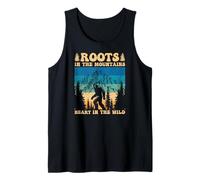 Radici in montagne Heart in the Wild Sasquatch Bigfoot Canotta