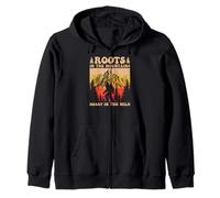 Radici in montagne Heart in the Wild Sasquatch Bigfoot Felpa con Cappuccio