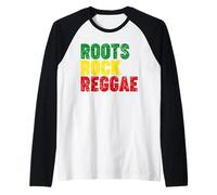 Radici Rock Reggae Maglia con Maniche Raglan
