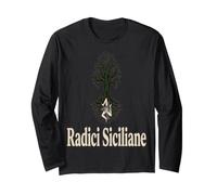 Radici Siciliane Siciliane Orgoglio Culturale Maglia a Manica