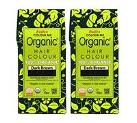 Radico Colour Me Organic - Tinta vegetale per capelli, marrone scuro, confezione da 2