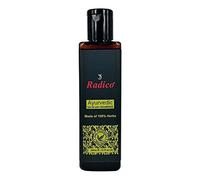 Radico Olio organico ayurvedico per capelli, con legno di cedro, dona nutrienti importanti, contro le doppie punte, dona lucentezza, migliora la pettinabilità, 200 ml