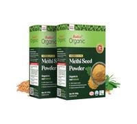 Radico ORGANIC METHI 100% Naturale BIO Vegan Crescita dei Capelli, Anti-Perdita dei Capelli, Anti Invecchiamento, Care, Volume, Nutriente Polvere Maschera e Shampoo 2 in 1 con ECOCERT, HALAL, VEGAN