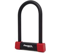 RADIKAL RK120220 Lucchetto a U Premium Omologato SRA, 120x220mm, Bloccaggio su Entrambi i Dischi Freno, Arco ø18mm Acciaio Cementato Rivestito a Doppio Chiusura, Serratura Antifurto U Lock Moto