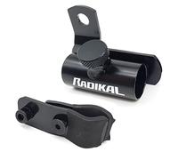 Radikal RKU1 - Supporto per trasporto antifurto a U, per moto, scooter, 20 mm massimo