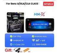 RADIO 10,25 PER MERCEDES A W176 CLA C117 X117 GLA X156 BLUETOOTH ANDROID NTG 5.0