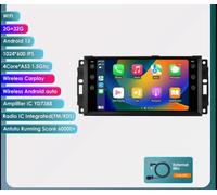 RADIO 2 DIN PER JEEP WRANGLER JK 2GB 32GB NAVIGATORE GPS BLUETOOTH CARPLAY DODGE