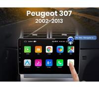 RADIO 2 DIN PER PEUGEOT 307 CC SW 02/13 BLUETOOTH USB ANDROID WI-FI NAVIGATORE