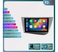 RADIO 2 DIN PER SEAT LEON BLUETOOTH ANDROID WI-FI NAVIGATORE GPS CARPLAY CAMERA