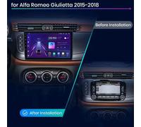 RADIO 9" PER ALFA ROMEO GIULIETTA MASCHERINA BLUETOOTH CARPLAY 14/20 CANBUS 4/64