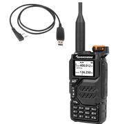 Radio a doppia banda UV-K5 con uscita da 5 Watt, radio a doppia banda portatile con avviso meteorologico NOAA e cavo di programmazione (Cavo di programmazione UV K5 W/USB)