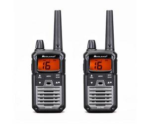 Radio a due vie Midland XT70 32 Canali LCD IPX4 NiMH 2 Pezzi