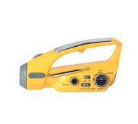 Radio a manovella solare portatile con radio AM FM e caricatore cellulare