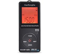 Radio Aircraft Band Receiver FM/AM/AIR World with LCD Display Lock Bu