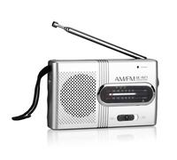 Radio AM/FM ad alte prestazioni: il tuo compagno tascabile per musica e notizie senza interruzioni, dotato di display a LED e jack per cuffie, buona