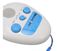 Radio AM/FM da doccia con altoparlante integrato, portatile e impermeabile, perfetta per la tua routine quotidiana in bagno.