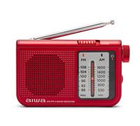 Radio analogica portatile rossa Aiwa RS-55BKRD