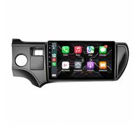 Radio Android Wireless Carplay & Android Auto per Toyota PRIUS C volante a la izquierda 2012-2014 Autoradio Fm, Bluetooth, Wifi e Gps, Navigation Screen, with Mirror, 8 Nucleo 6G+128G