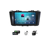 Radio auto schermo autoradio Android 11 2 Din per Mazda 5 2010-2015, touchscreen da 9 pollici, Bluetooth, USB, Mirror Link SWC, telecamera per la retromarcia(P4 8-Core 4G 64G)
