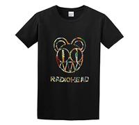Radio Band Head Logo Unisex 100% Cotton Short-Sleeve T-Shirts Black L