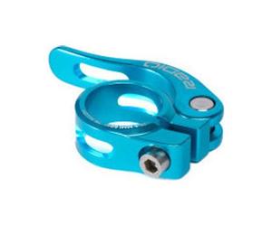 Radio bikes raceline cnc quick release saddle clamp cyan blue