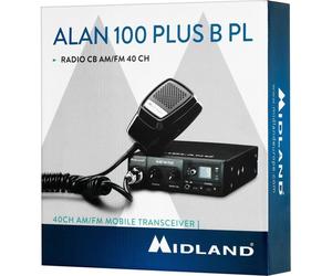 Radio CB A-lan B PL 100+ 40 canali AM 4W compatto