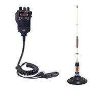 Radio CB PNI Escort 62, ASQ, Guadagno RF e Antenna CB PNI ML70 con base magnetica da 145 mm inclusa