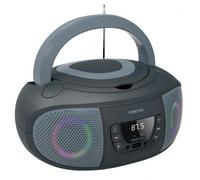 Radio CD Fonestar BOOM-GO-G 4W RMS USB FM Bluetooth AUX MP3 Portatile Grigio