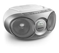 Radio CD Philips AZ215S/12 3W RMS AUX CD CD-R CD-RW Radio FM Portatile Argento