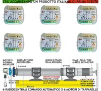 RADIO CENTRALE COMANDO 6 TAPPARELLA AUTOMATICA 220 V FREQ 433,92 MHZ SALI SCENDI