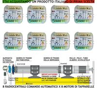RADIO CENTRALE COMANDO 8 TAPPARELLA AUTOMATICA 220 V FREQ 433,92 MHZ SALI SCENDI