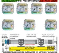 RADIO CENTRALI 7 COMANDI TAPPARELLA AUTOMATICA 220 V FREQ 433,92 MHZ SALI SCENDI