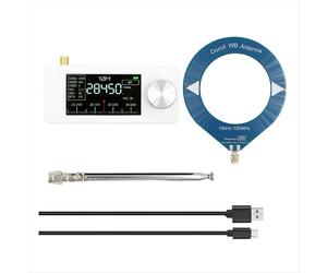 Radio con mini antenna a loop e interfaccia SMA da 10-180 MHz per SI4732.