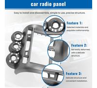 Radio Cruscotto Per Jazz Città din DVD Stereo CD Pannello Supporto Installazione