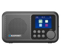 Blaupunkt DR8BK - Radio portatile DAB+ FM, Bluetooth 5.3, schermo a colori 2.4", batteria 1800 mAh USB-C, doppia allarme, uscita cuffie - compatta e leggera