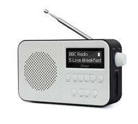 Radio DAB con Bluetooth,Radio Digitali Alimentazione a Corrente e Batteria,Batteria Ricaricabile 15 ore di Riproduzione,Doppia Sveglia,FM,40 Stazioni Preimpostate,Bluetooth 5.3,LEMEGA PR2-Max Nero