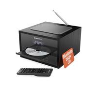 Radio DAB/DAB Bluetooth 5.0 Lettore CD Mini Impianto Stereo Hi Fi 40W con Casse