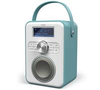 Radio DAB/DAB+/FM con Bluetooth, rete elettrica e alimentato a batteria, radio digitale ricaricabile con ricarica USB per 10 ore di riproduzione Duck Egg