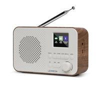 Radio DAB+ portatile con Bluetooth I batteria ricaricabile 15 ore di riproduzione o alimentazione a corrente I Display a colori Piccola radio DAB con sveglia I radio FM, 40 preset, jack per cuffie I