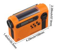 Radio di Ricarica Portatile Multi-Power Source Radio per Attivit all'aperto