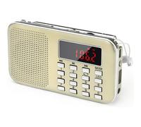 Radio digitale AM/FM, lettore MP3, connettività Bluetooth, supporta schede Micro SD, batteria ricaricabile, per un piacevole ascolto in ambienti