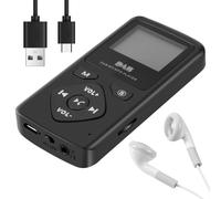 Radio digitale Bluetooth 4.0 personale tascabile FM Mini auricolare portatile MP3 Micro-USB per la casa