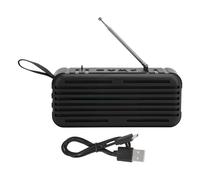 Radio digitale portatile con doppia alimentazione, dimensioni mini per l'ascolto in movimento, ricezione superiore per un segnale affidabile, buona