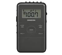 Radio portatile FM/AM Sangean - Pocket 140 Nera - Batteria ricaricabile - 40 preset