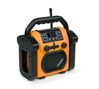 Radio e altoparlante Thomson WKR60BT da 30 W - Resistente agli schizzi e alla polvere - Arancione