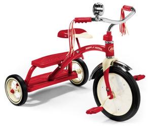 Radio Flyer Triciclo Classico Rosso a Doppia pedana per Bambini dai 2,5 ai 5 Anni