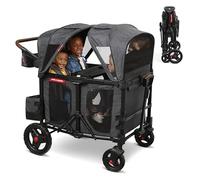 Radio Flyer Voya XT Quad Passeggino Wagon, 4 posti Wagon Passeggino per Bambini, Passeggino Wagon