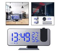 Radio FM Digitale LED di Allarme Clock Orologio Della Proiezione Termometro